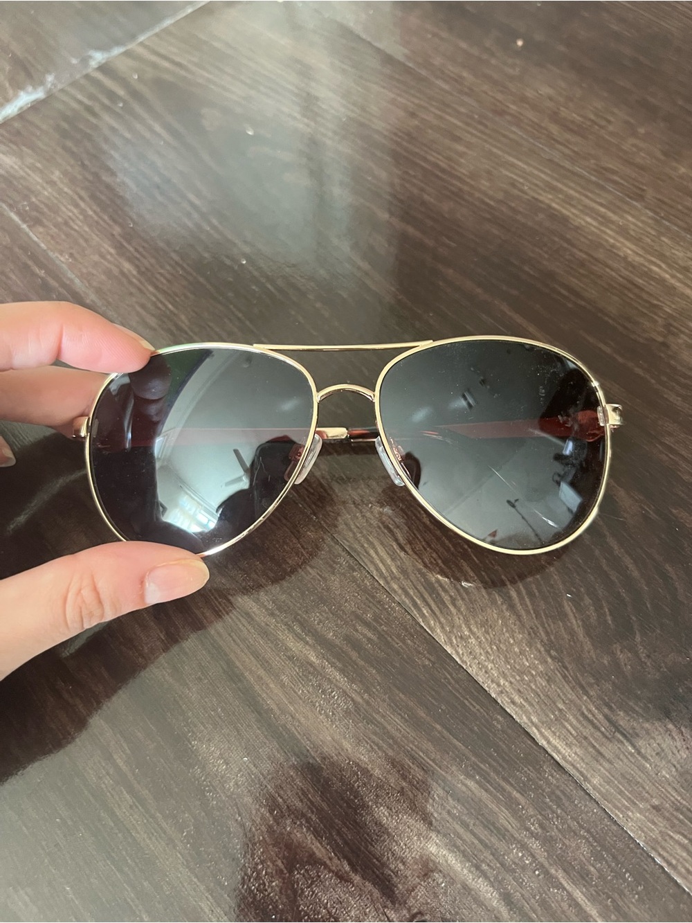Jessica Simpson Gold Aviator Women’s Sunglasses